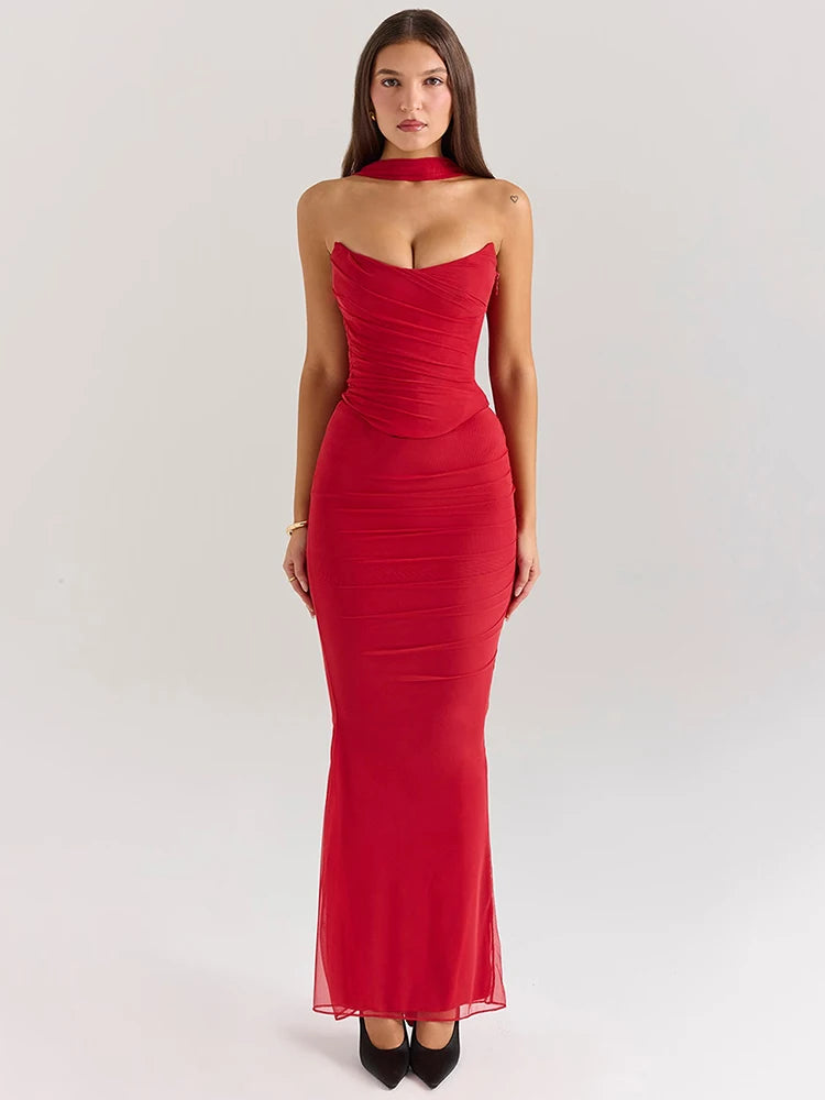 Strapless Chic Two-Piece Set