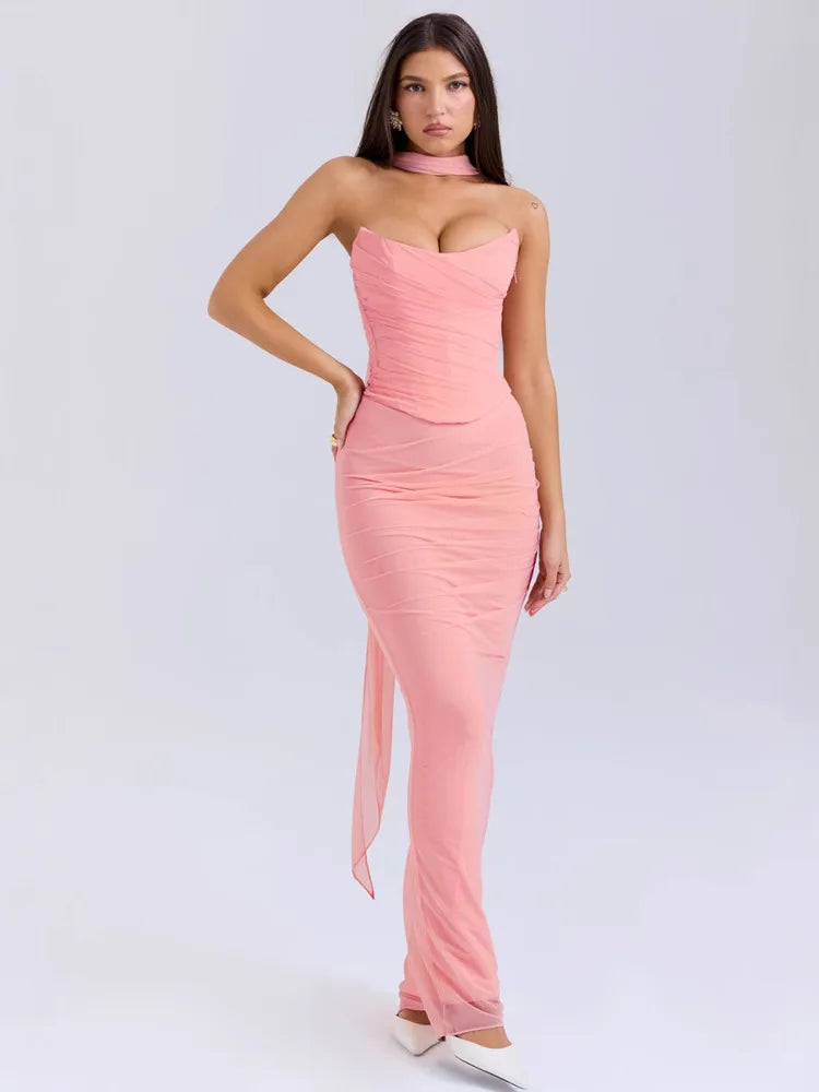 Strapless Chic Two-Piece Set