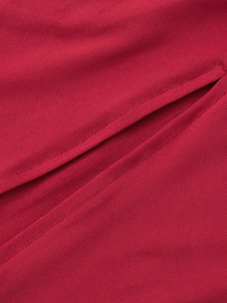 Halter Ruched Maxi Dress