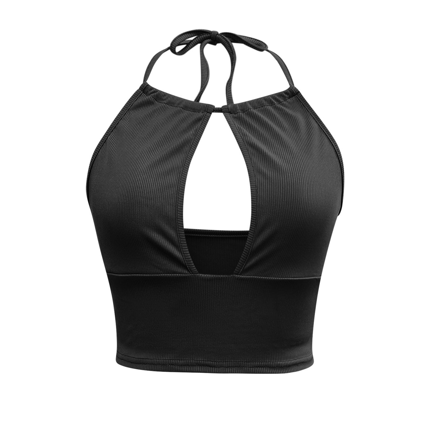 Allure Halter Cami - A Sexy Summer Staple with Elegant Hollow Detailing