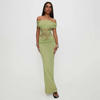 Emerald Allure Maxi Dress