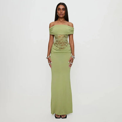 Emerald Allure Maxi Dress