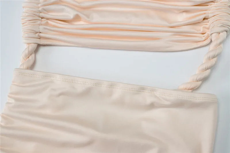 Thigh High Split Off-Shoulder Maxi Dress